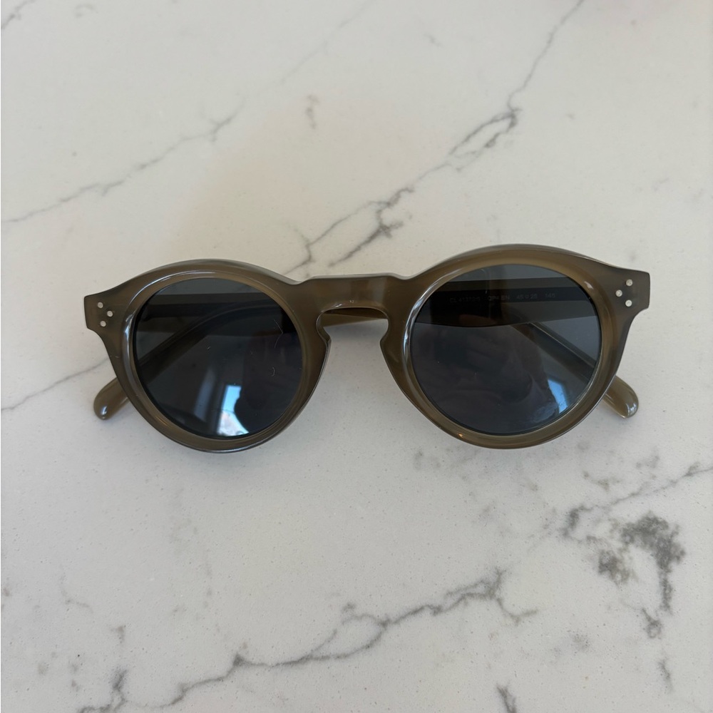 Celine Round green Sunglasses